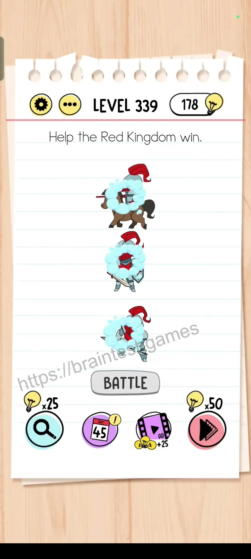 Brain Test Level 339 - Step 1