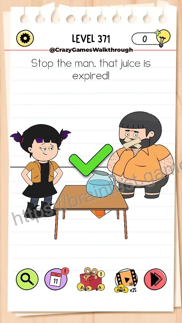 Brain Test Level 371 - Step 2