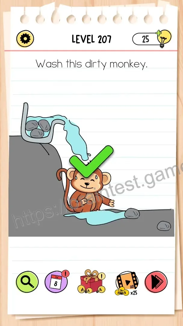 Brain Test Level 207 - Step 2