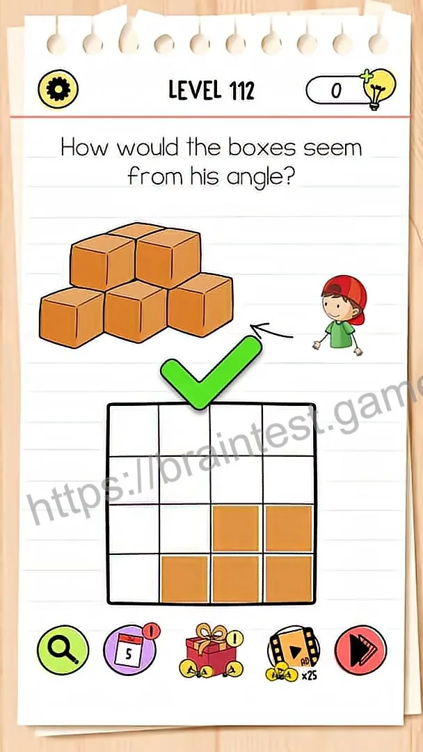 Brain Test Level 112 - Step 2