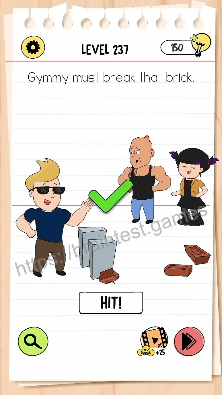 Brain Test Level 237 - Step 2