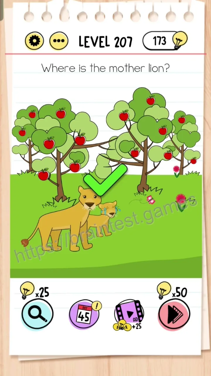 Brain Test Level 207 - Step 2