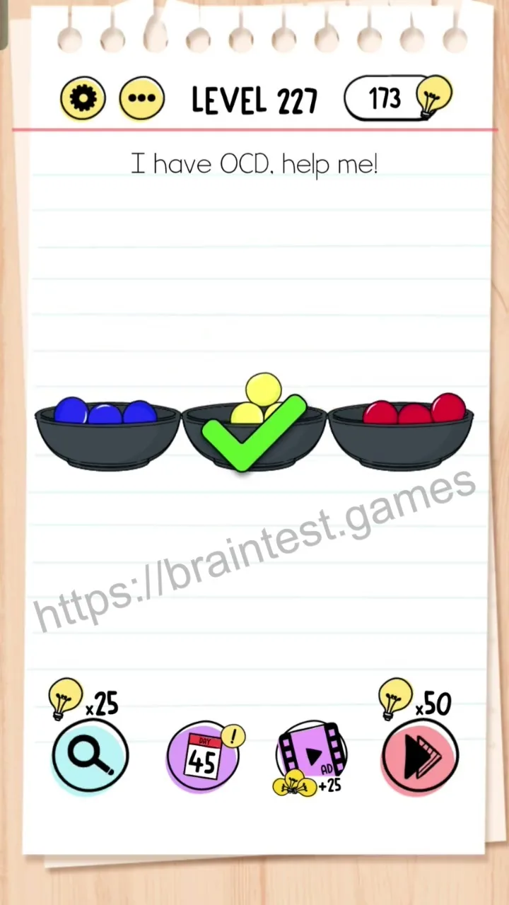 Brain Test Level 227 - Step 2
