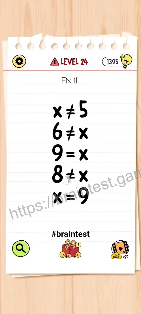 Brain Test Level 24