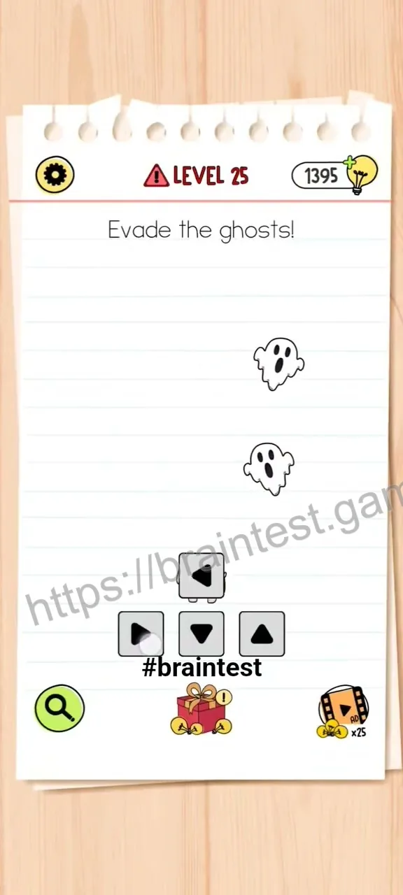 Brain Test Level 25 - Step 1