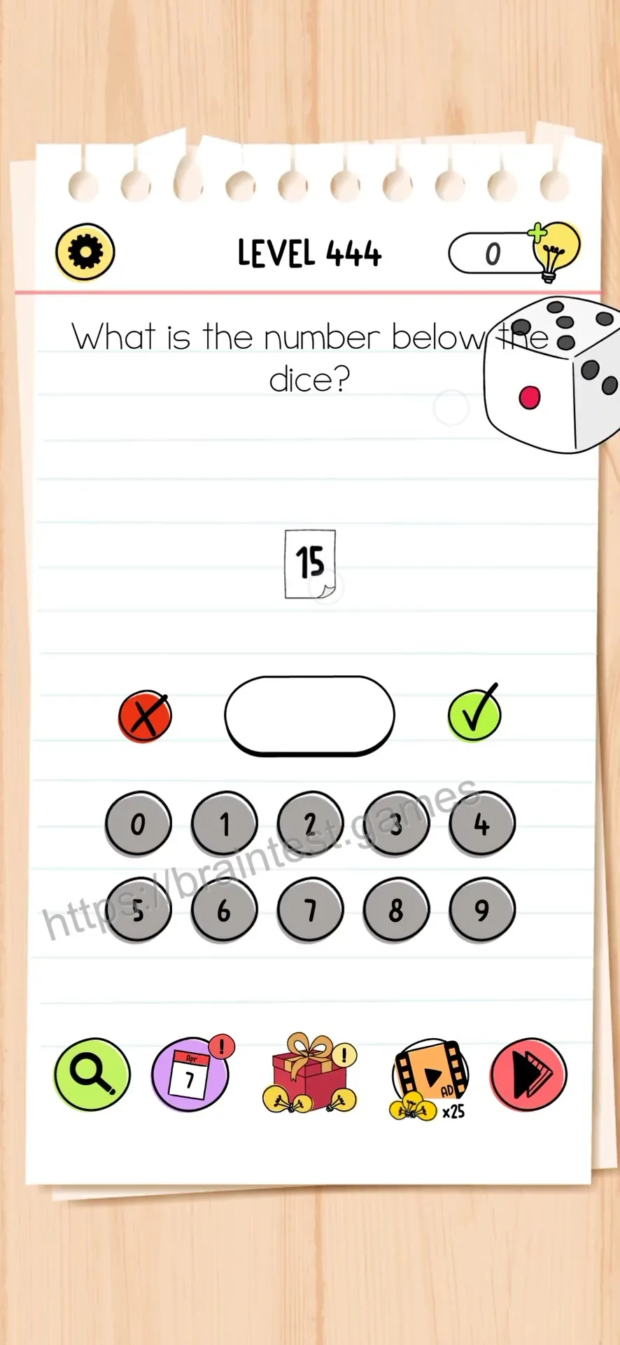 Brain Test Level 444