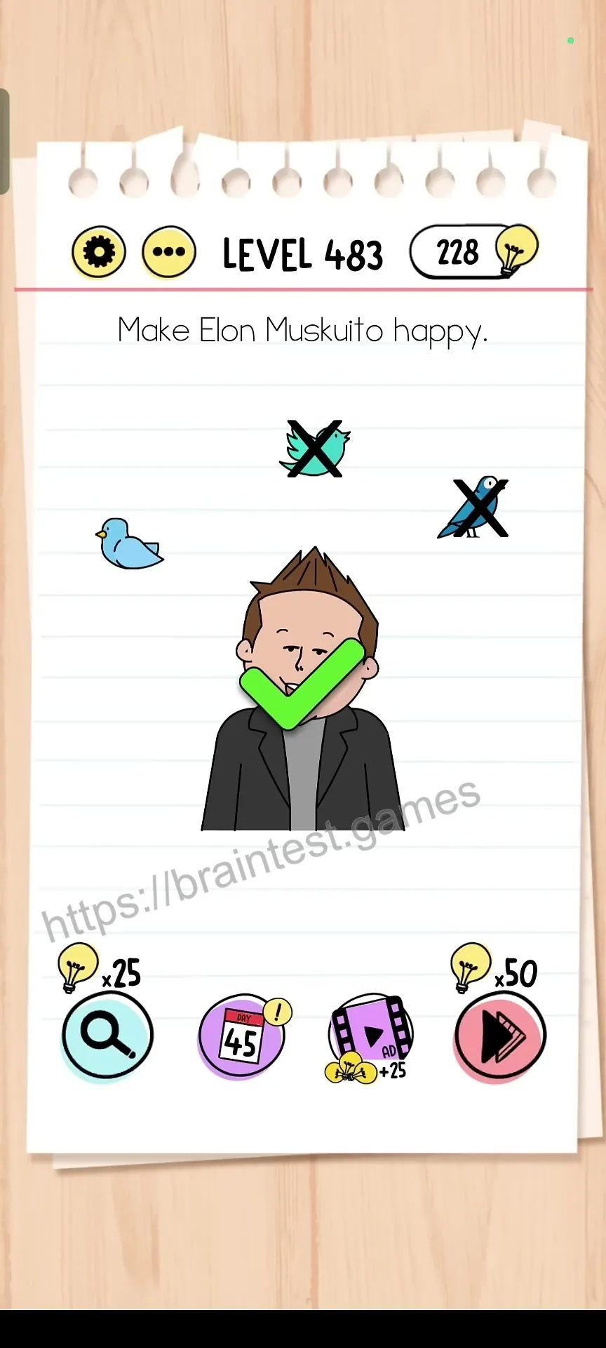 Brain Test Level 483 - Step 2