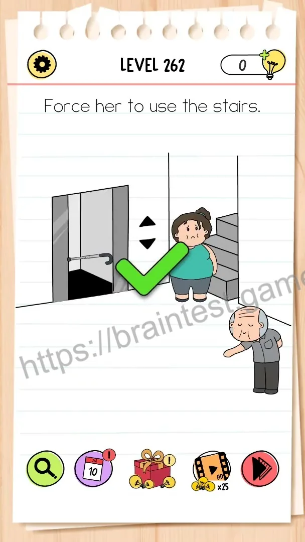 Brain Test Level 262 - Step 2