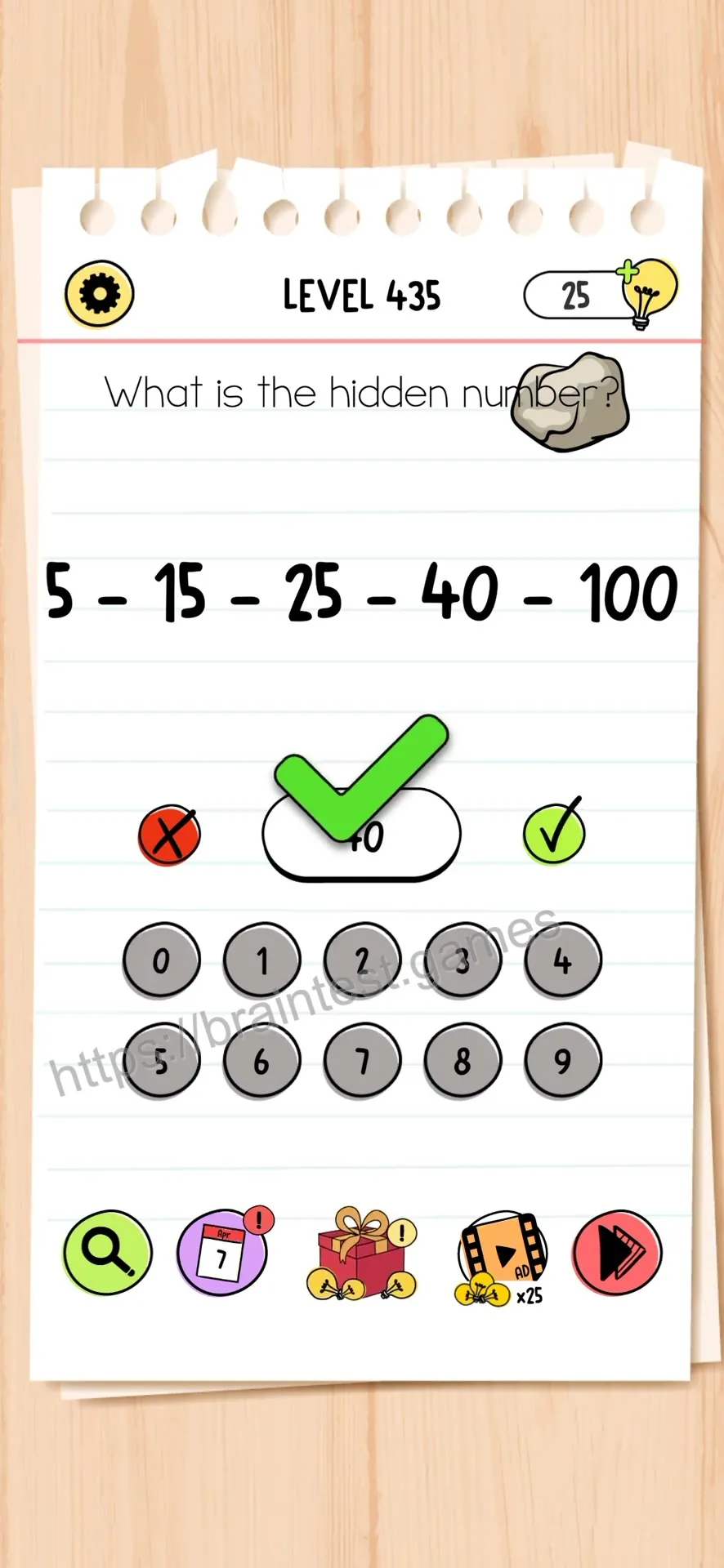 Brain Test Level 435 - Step 2