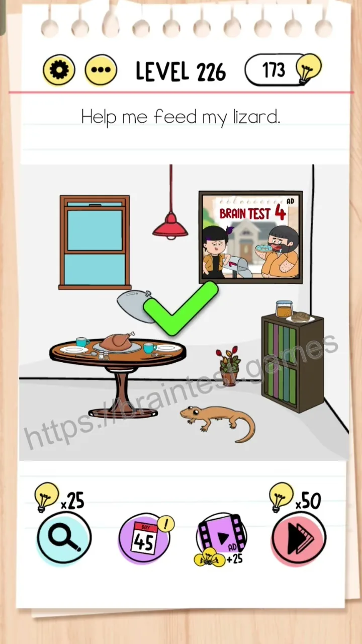 Brain Test Level 226 - Step 2
