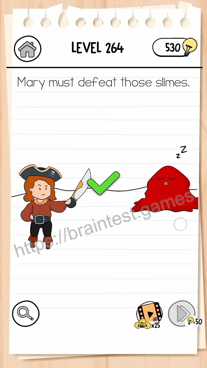 Brain Test Level 264 - Step 2