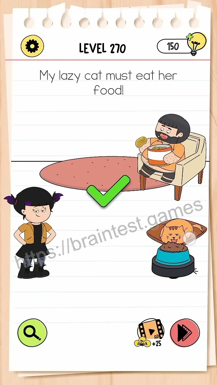 Brain Test Level 270 - Step 2