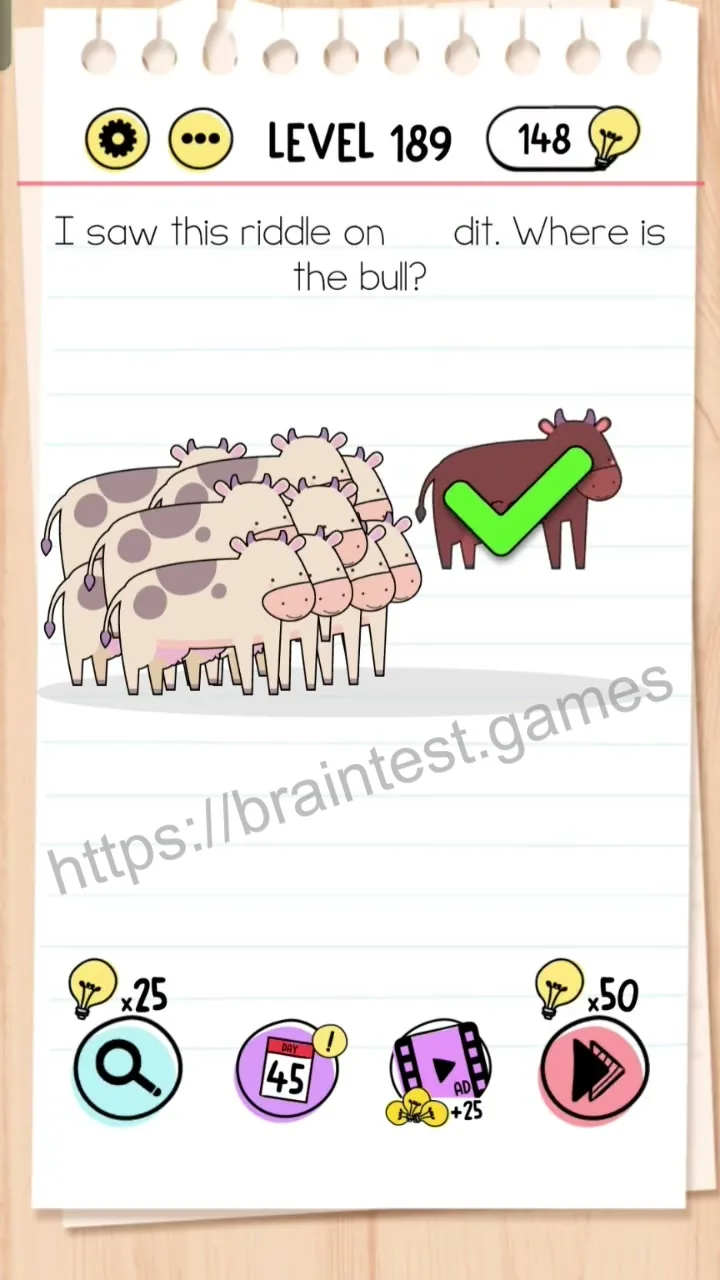 Brain Test Level 189 - Step 2