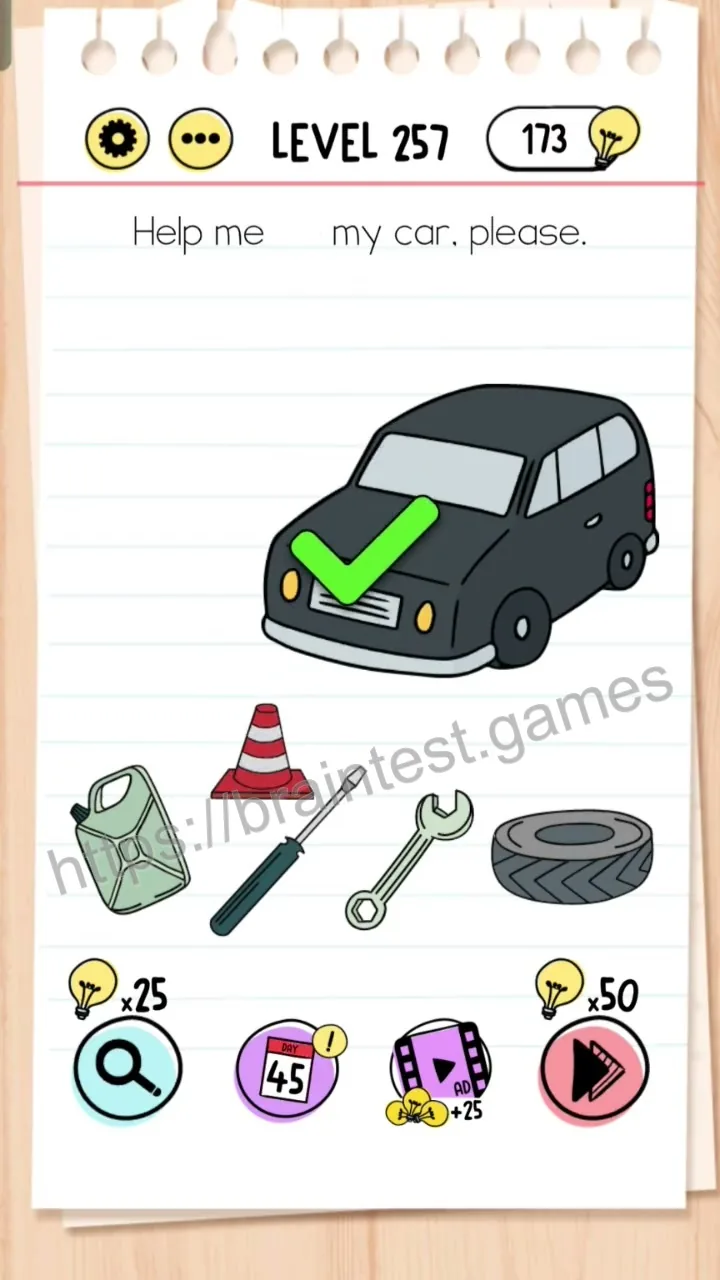 Brain Test Level 257 - Step 2
