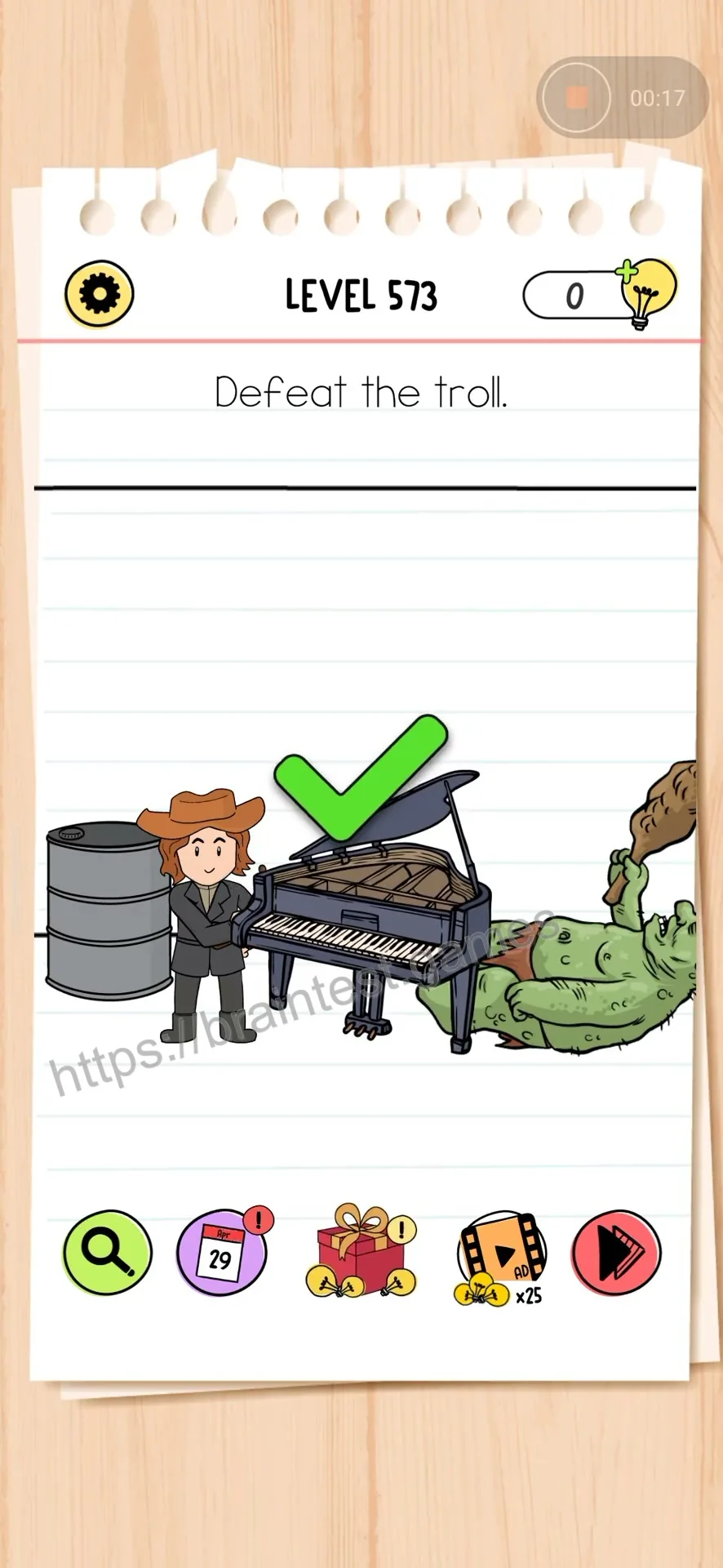 Brain Test Level 573 - Step 2