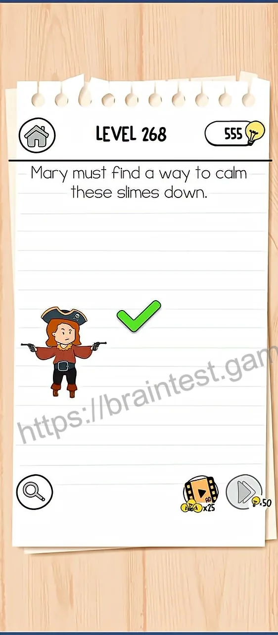 Brain Test Level 268 - Step 2