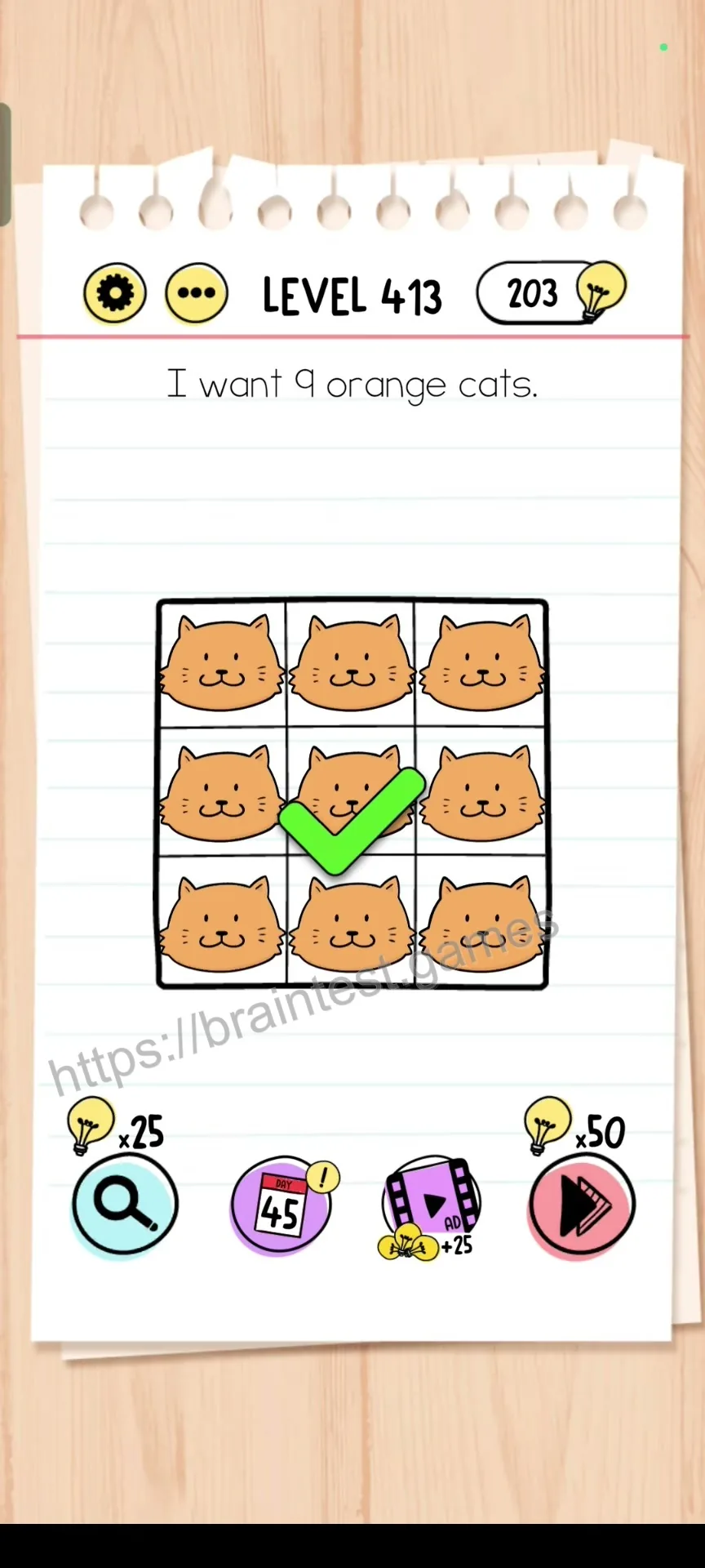 Brain Test Level 413 - Step 2