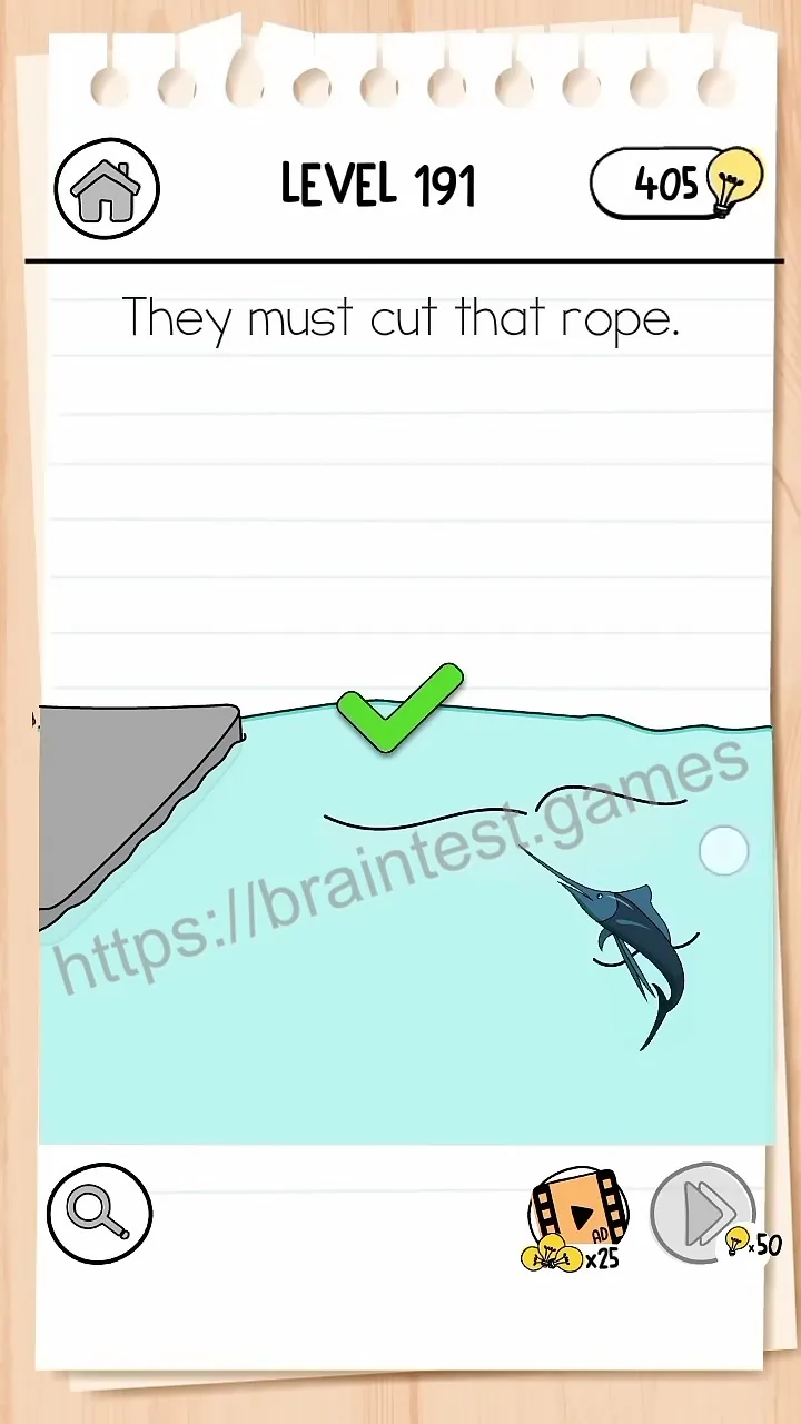 Brain Test Level 191 - Step 2
