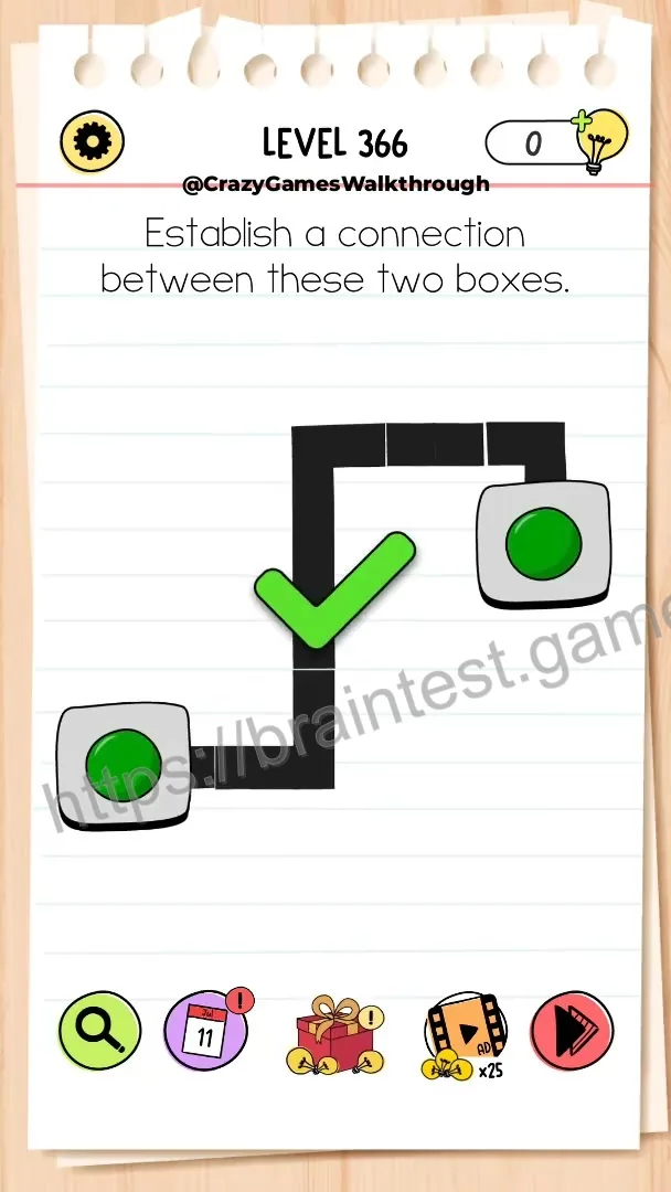 Brain Test Level 366 - Step 2
