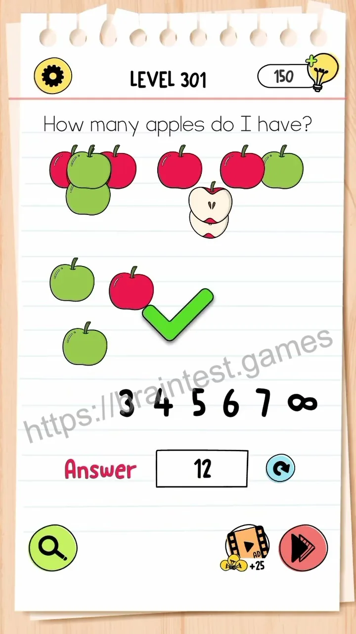 Brain Test Level 301 - Step 2
