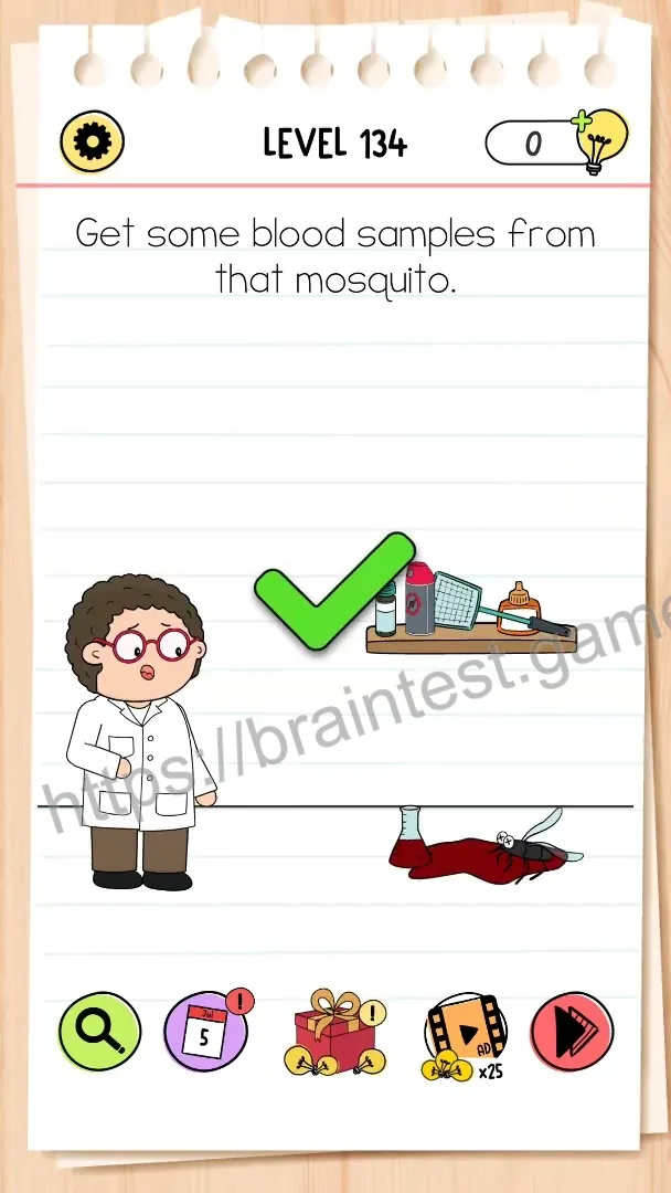 Brain Test Level 134 - Step 2