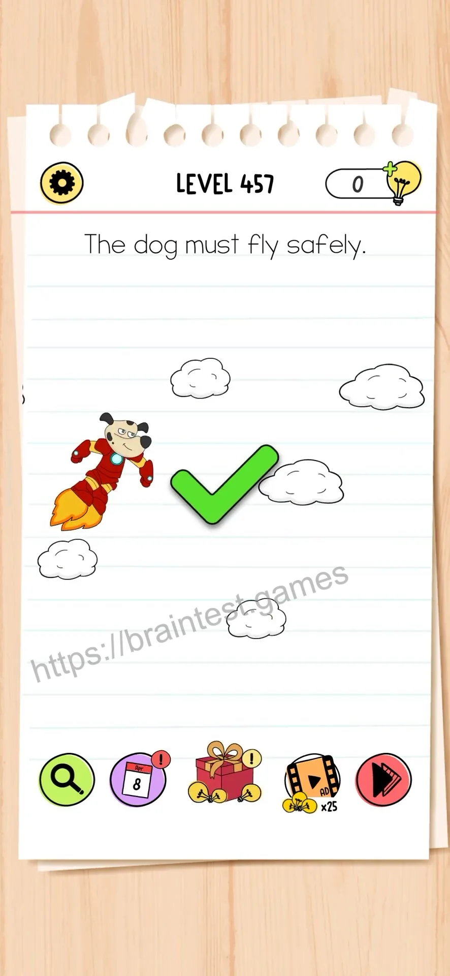 Brain Test Level 457 - Step 2