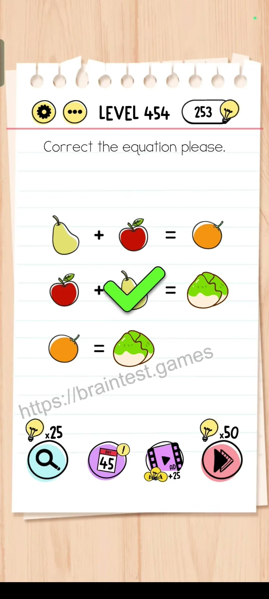 Brain Test Level 454