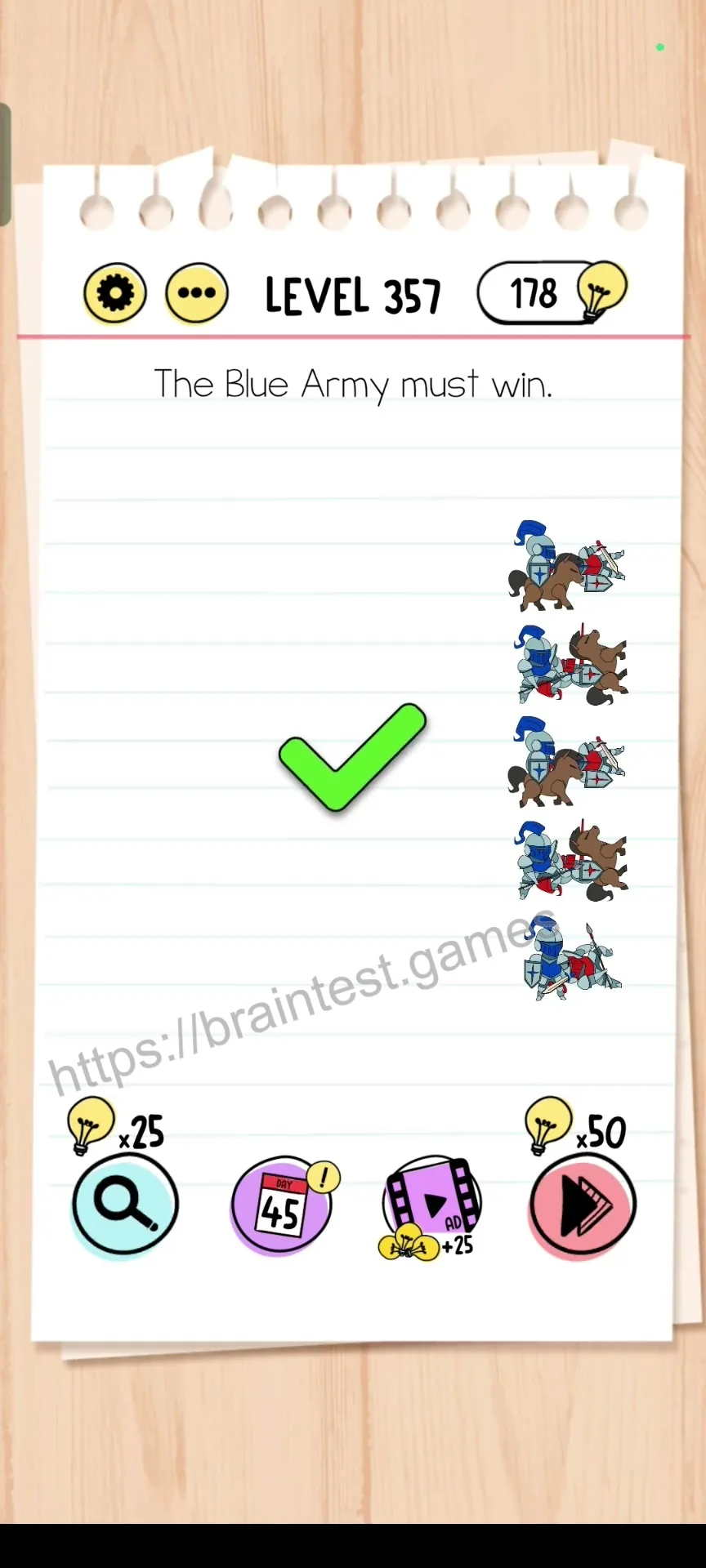 Brain Test Level 357 - Step 2