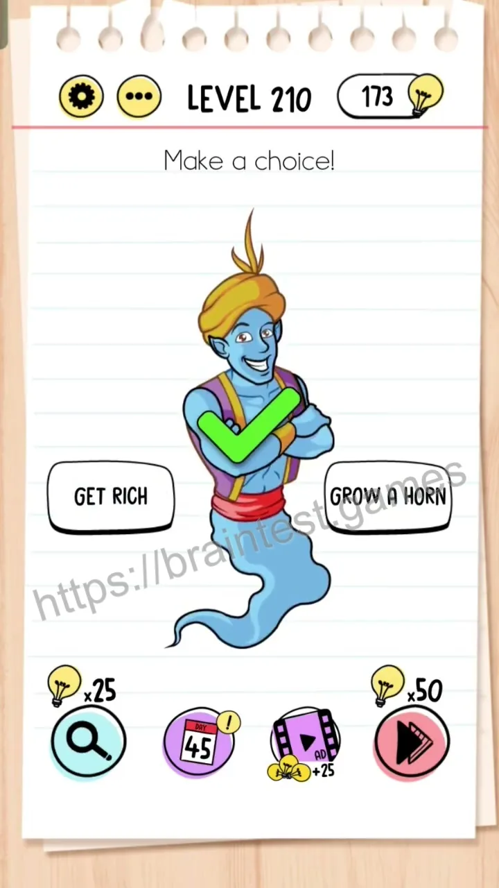 Brain Test Level 210 - Step 2