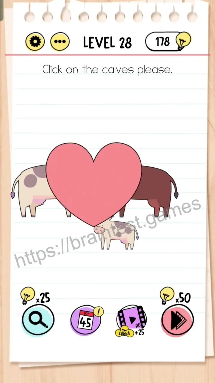 Brain Test Level 28 - Step 1