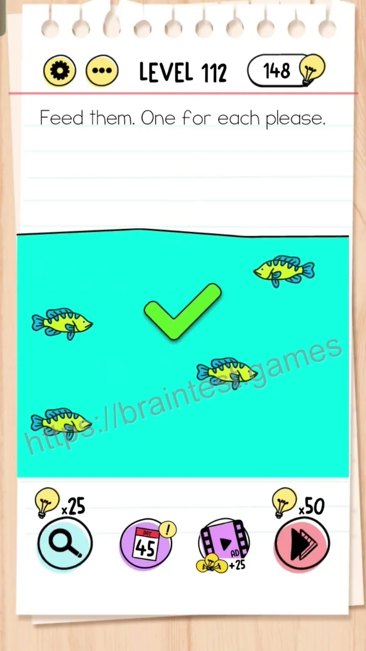 Brain Test Level 112 - Step 2