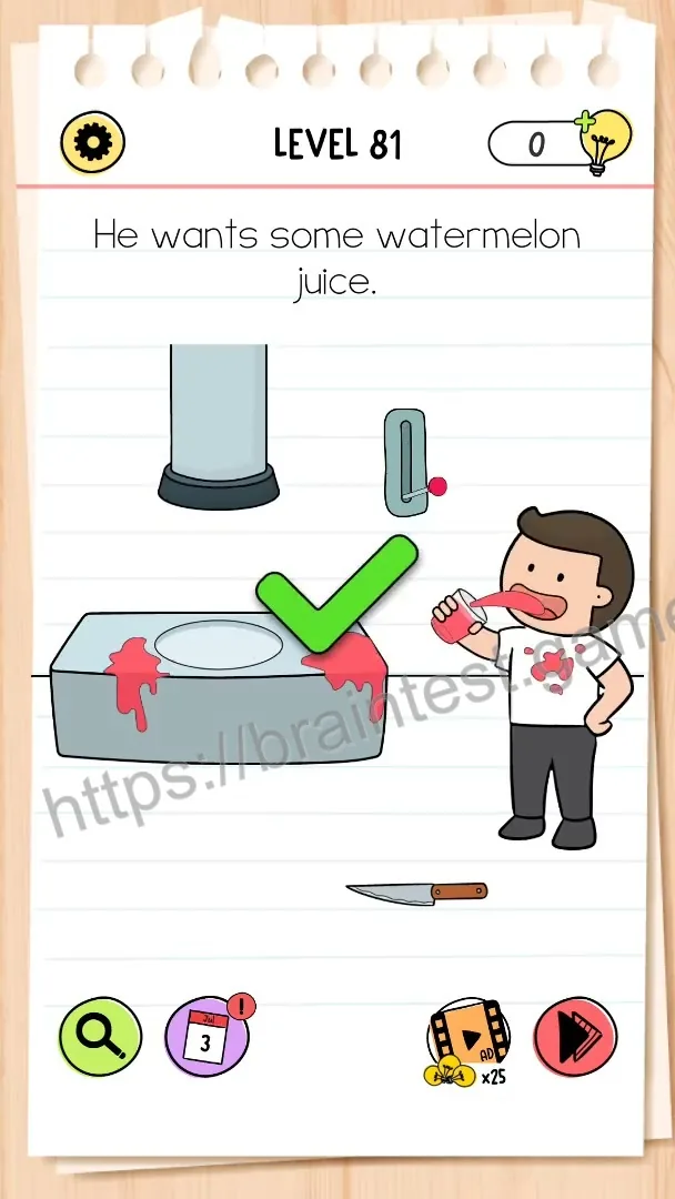 Brain Test Level 81 - Step 2