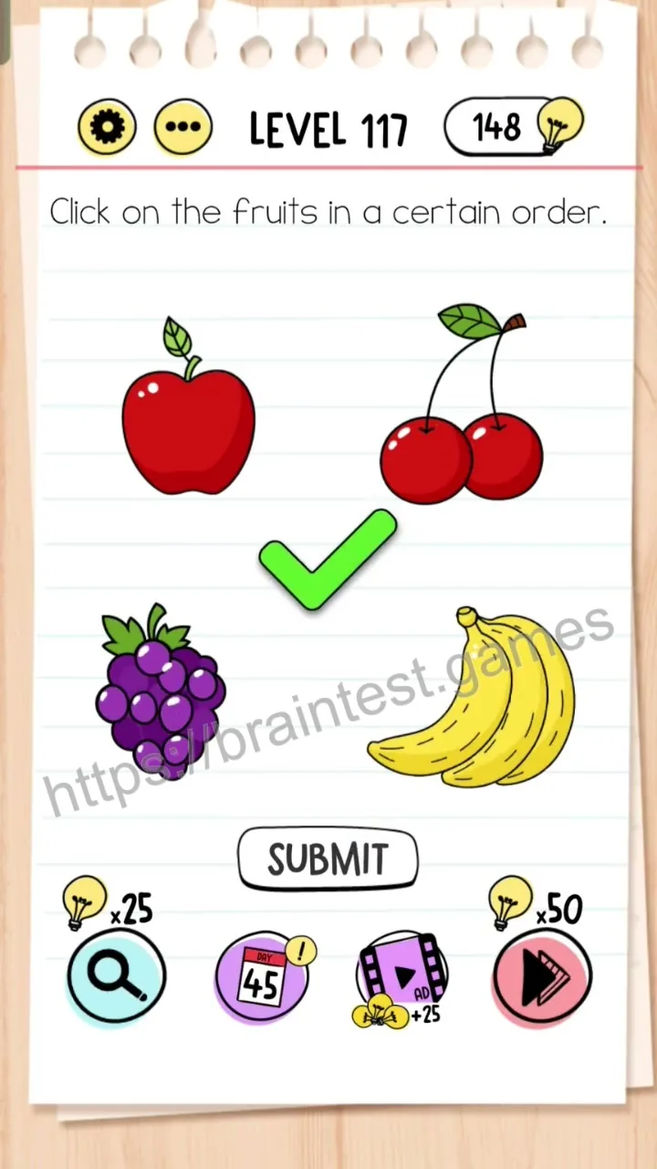Brain Test Level 117 - Step 2