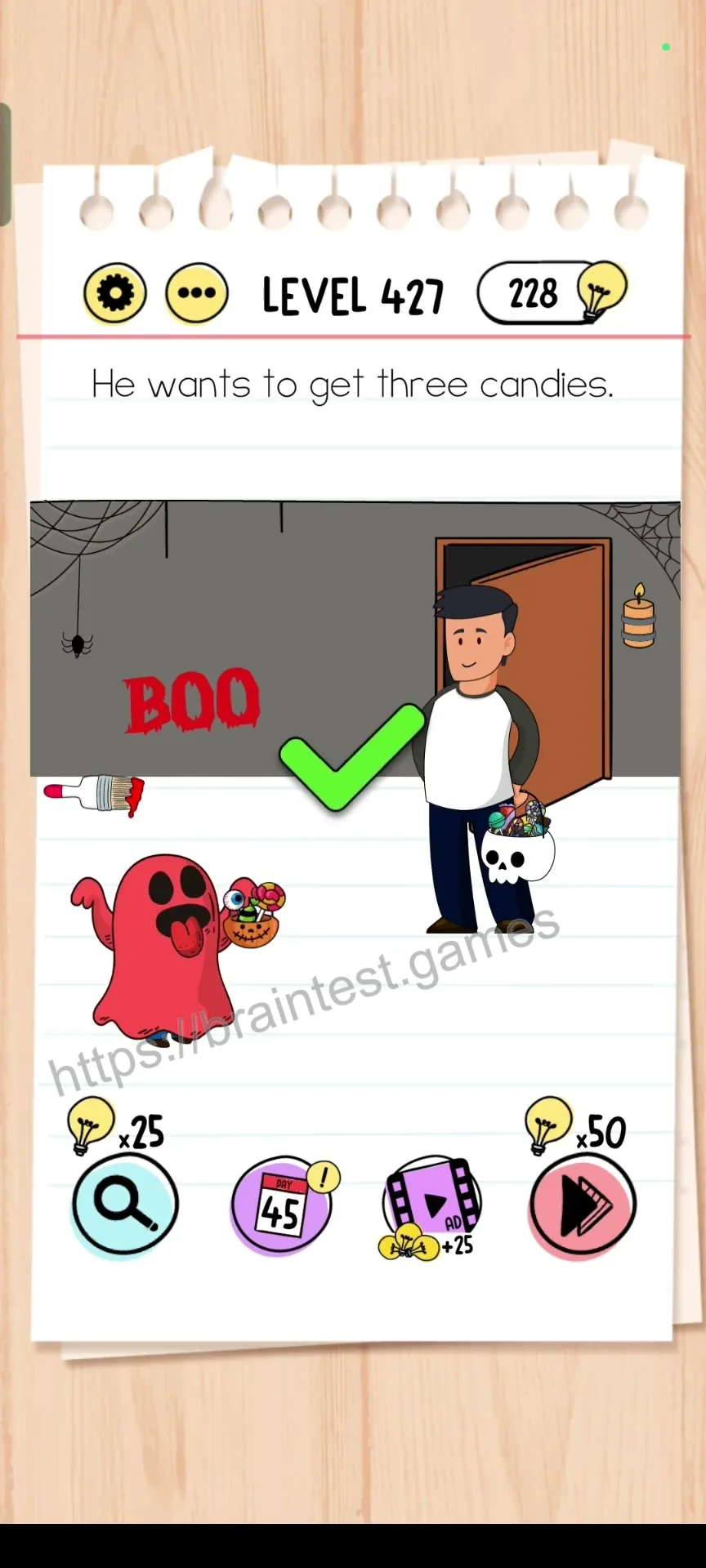 Brain Test Level 427 - Step 2