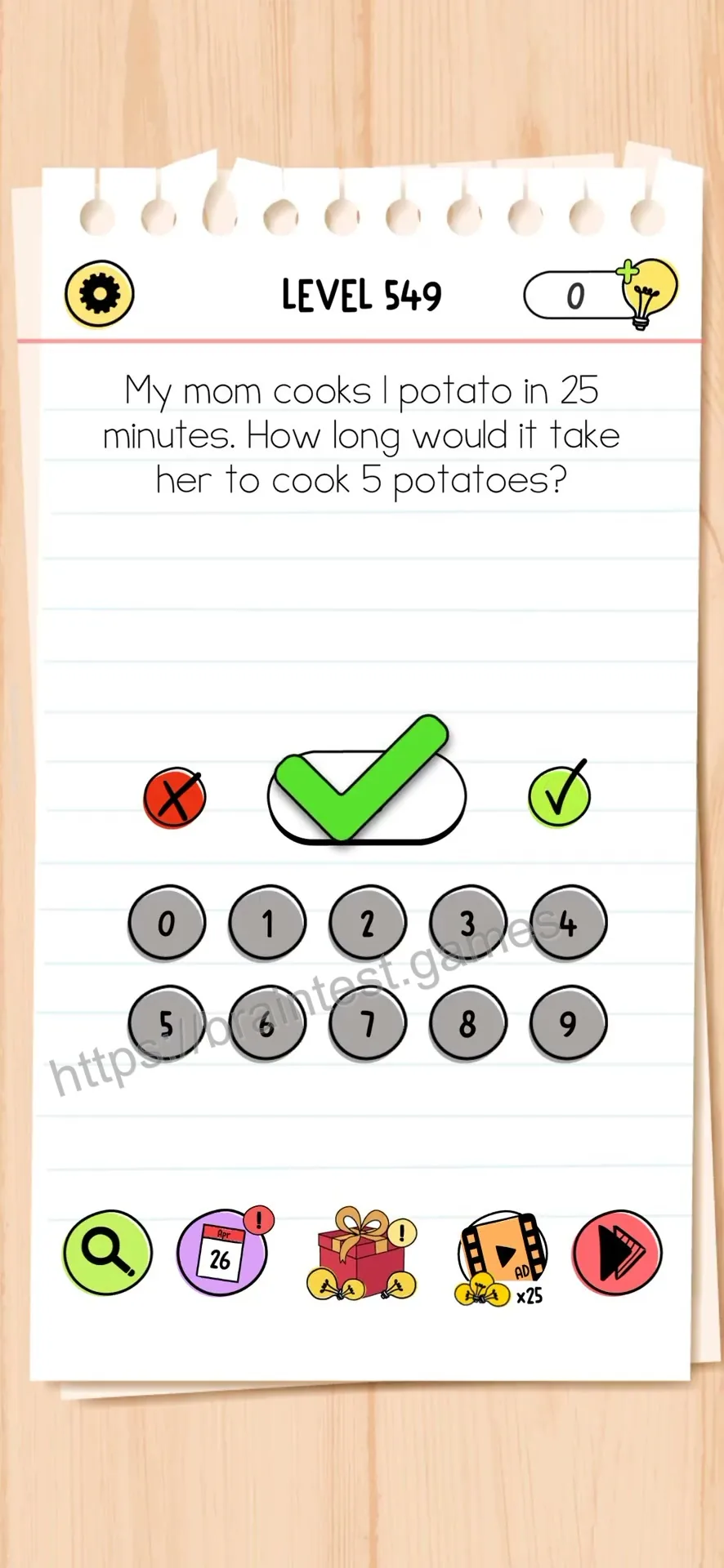 Brain Test Level 549 - Step 2