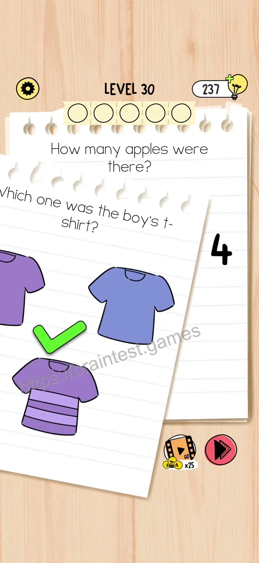 Brain Test 5 Level 30 Step 2 image 2