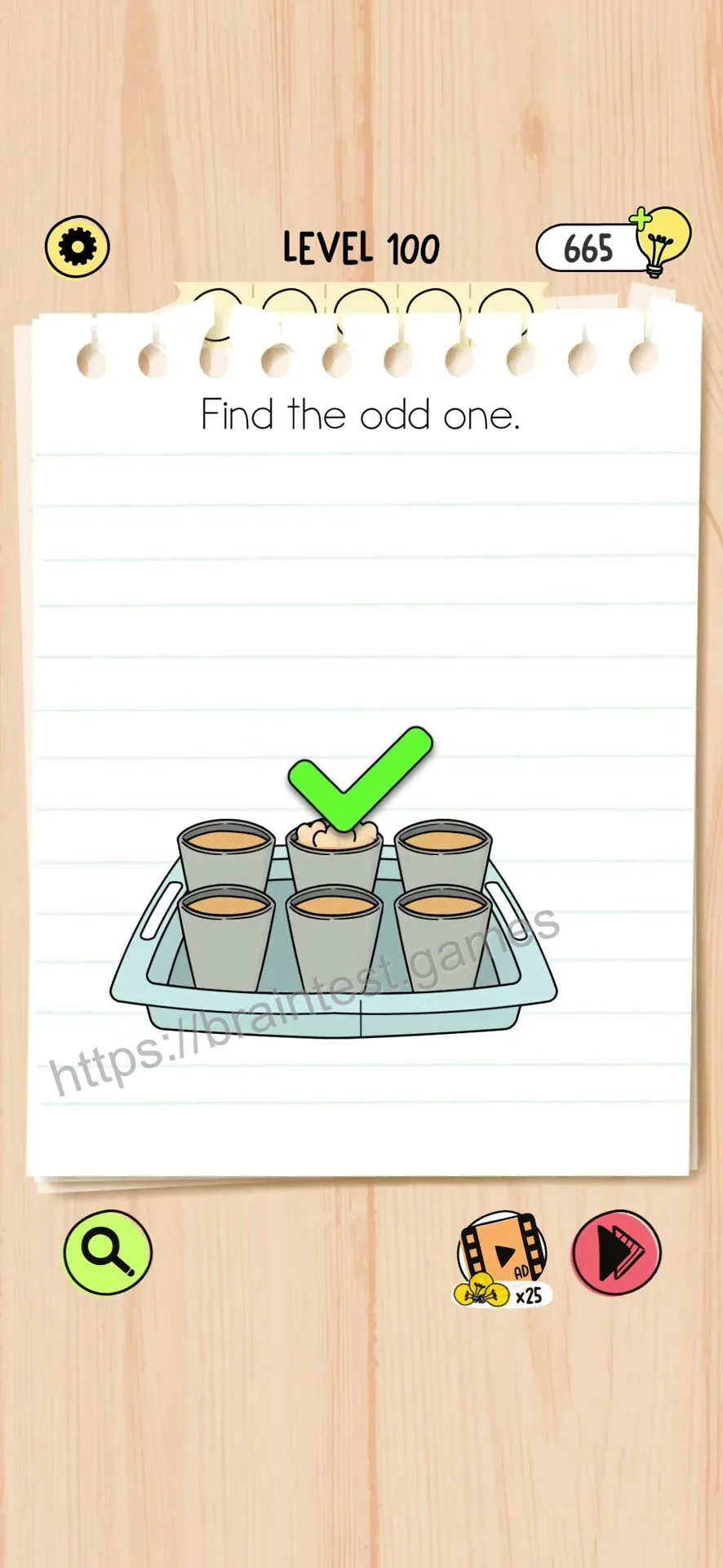 Brain Test 5 Level 100 Step 5 image 2