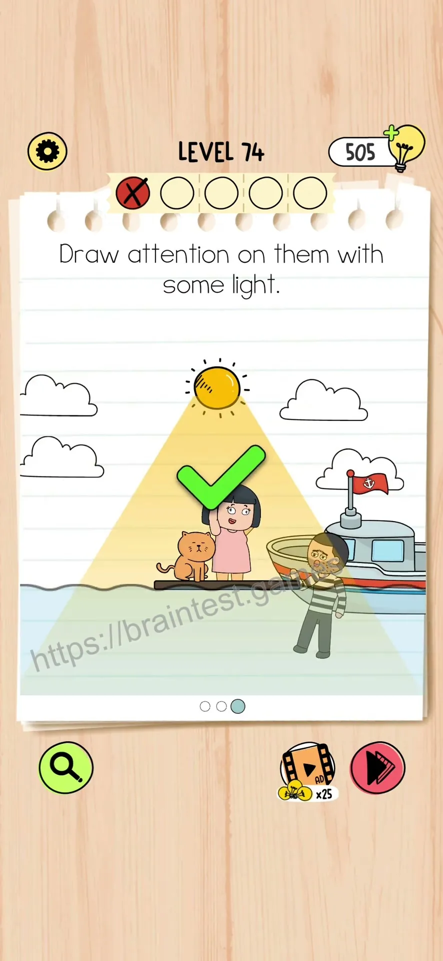 Brain Test 5 Level 74 Step 3 image 2
