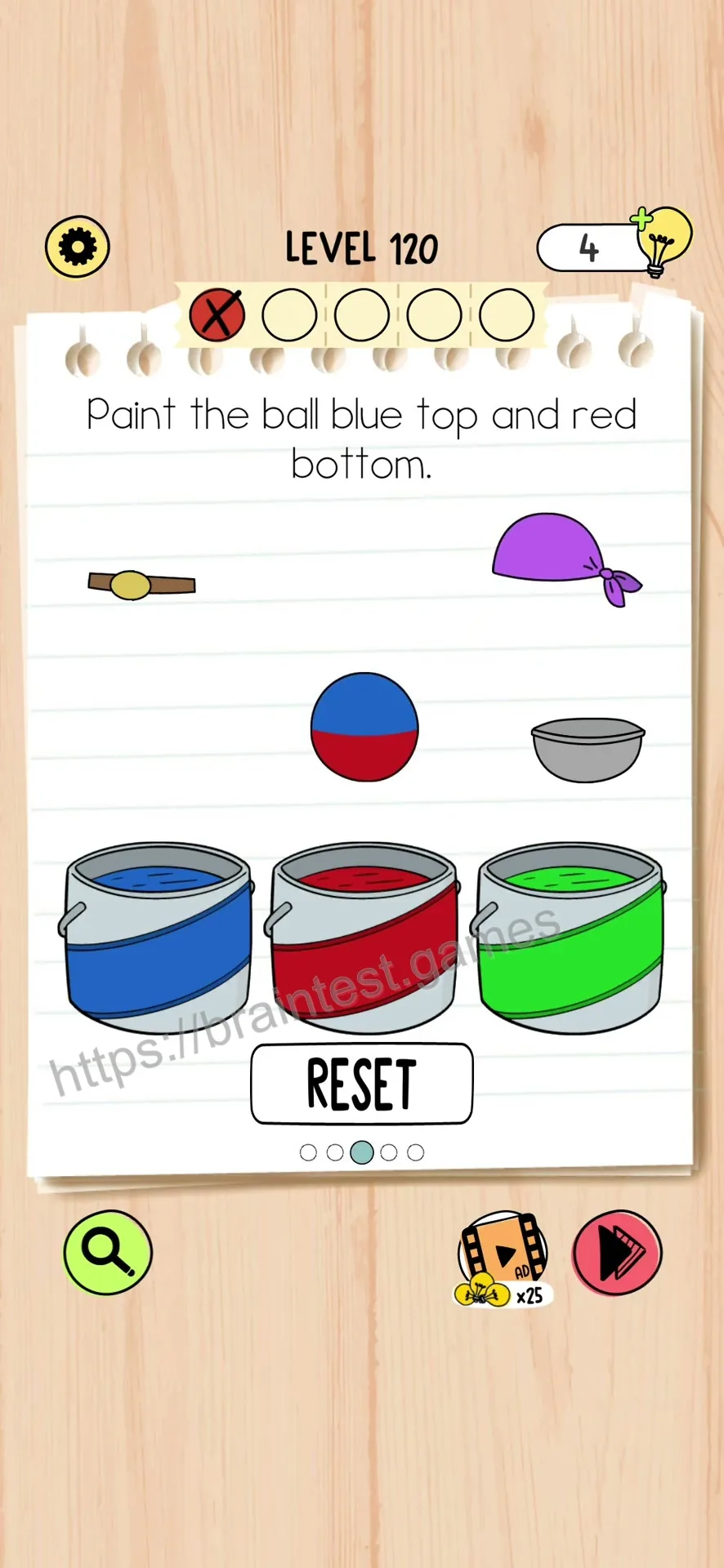 Brain Test 5 Level 120 Step 3 image 1