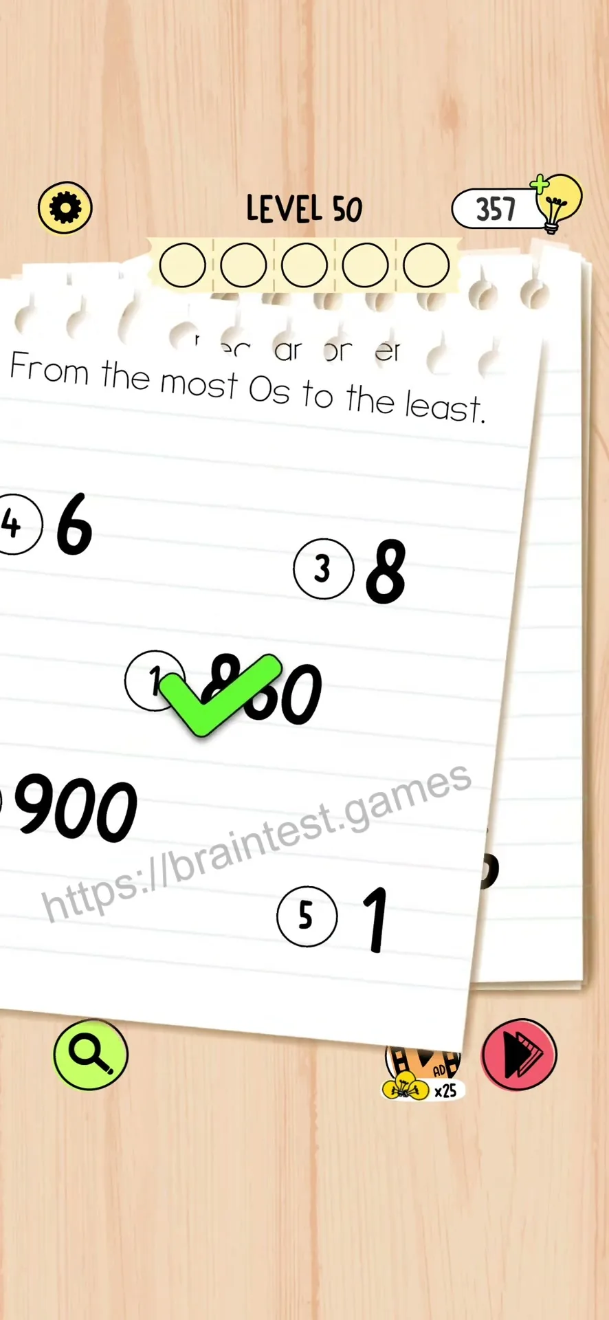 Brain Test 5 Level 50 Step 2 image 2