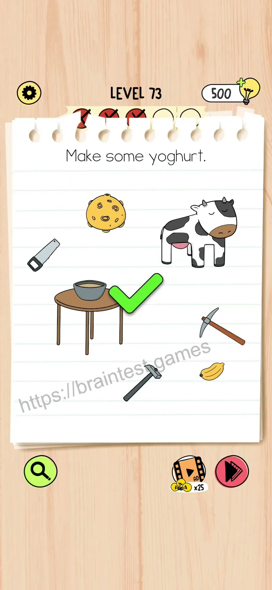 Brain Test 5 Level 73 Step 3 image 1