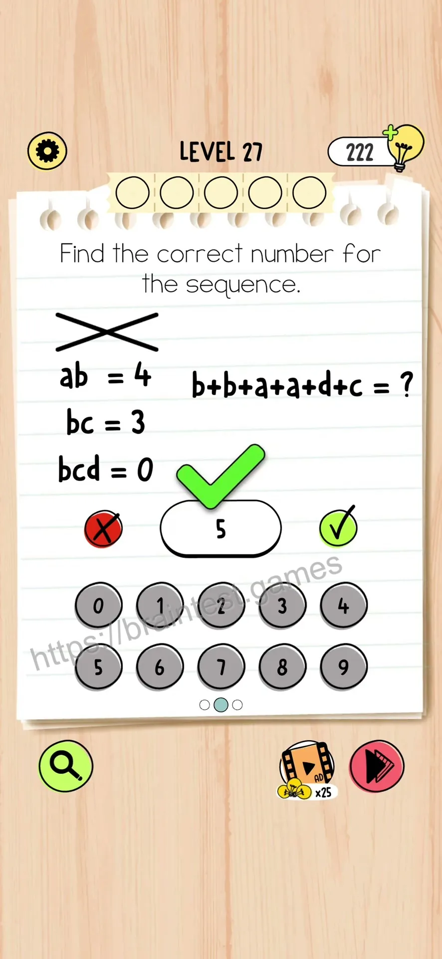 Brain Test 5 Level 27 Step 2 image 2