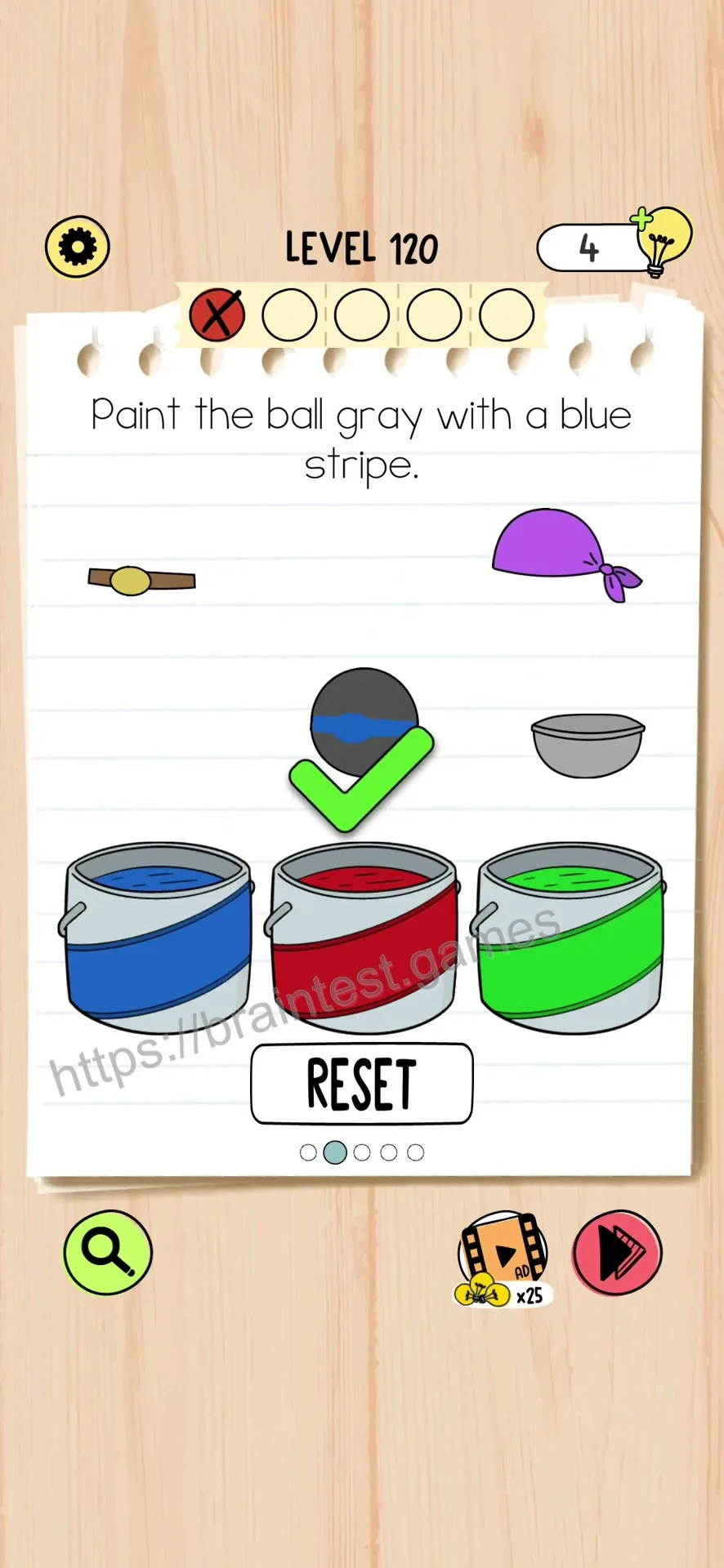 Brain Test 5 Level 120 Step 2 image 2