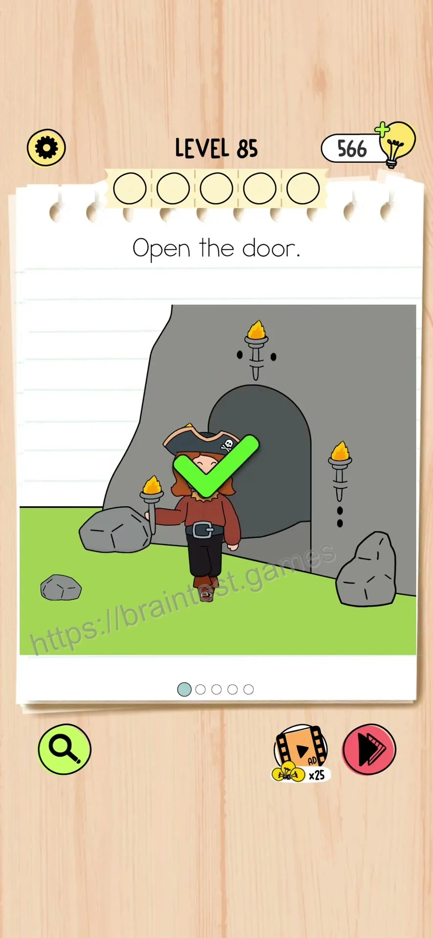 Brain Test 5 Level 85 Step 1 image 2