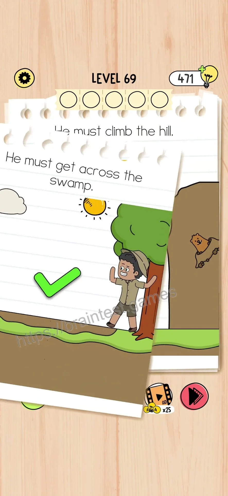 Brain Test 5 Level 69 Step 1 image 2