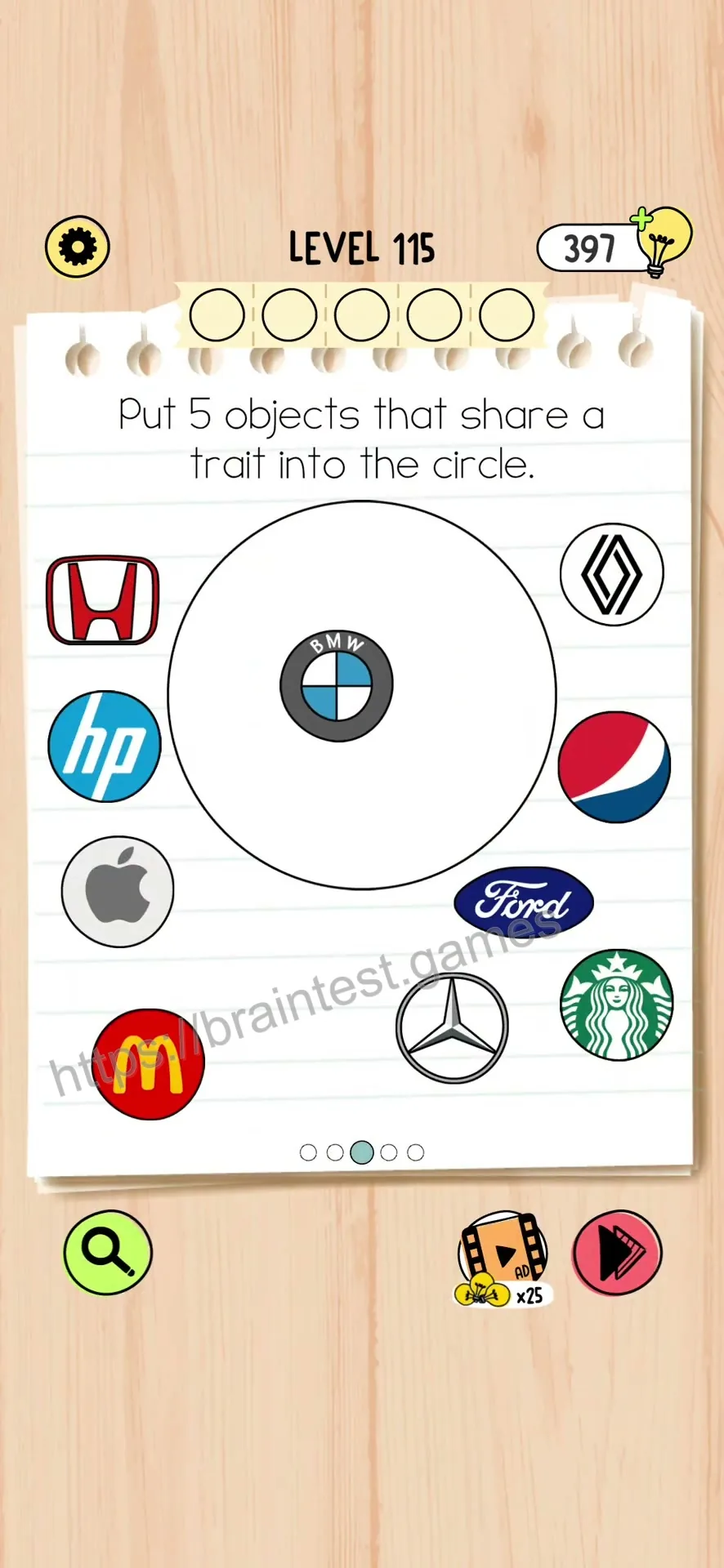 Brain Test 5 Level 115 Step 3 image 1