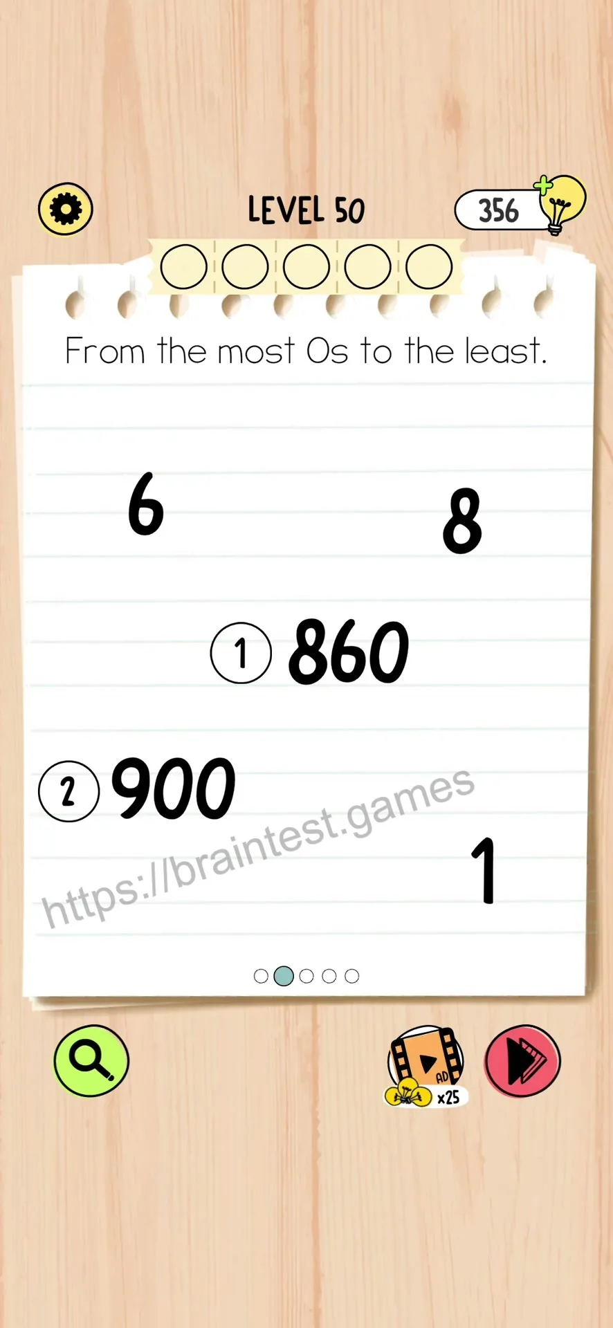 Brain Test 5 Level 50 Step 2 image 1