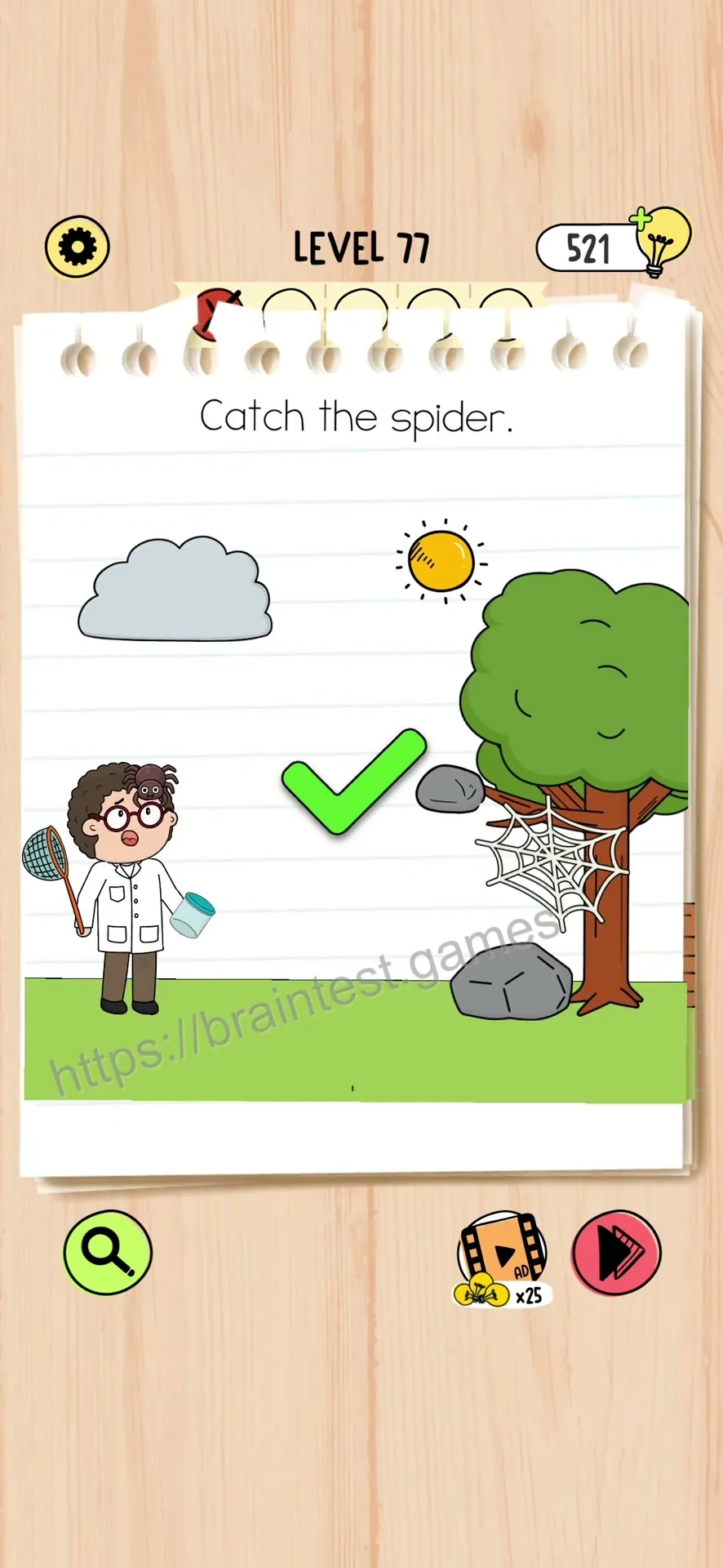 Brain Test 5 Level 77 Step 1 image 2