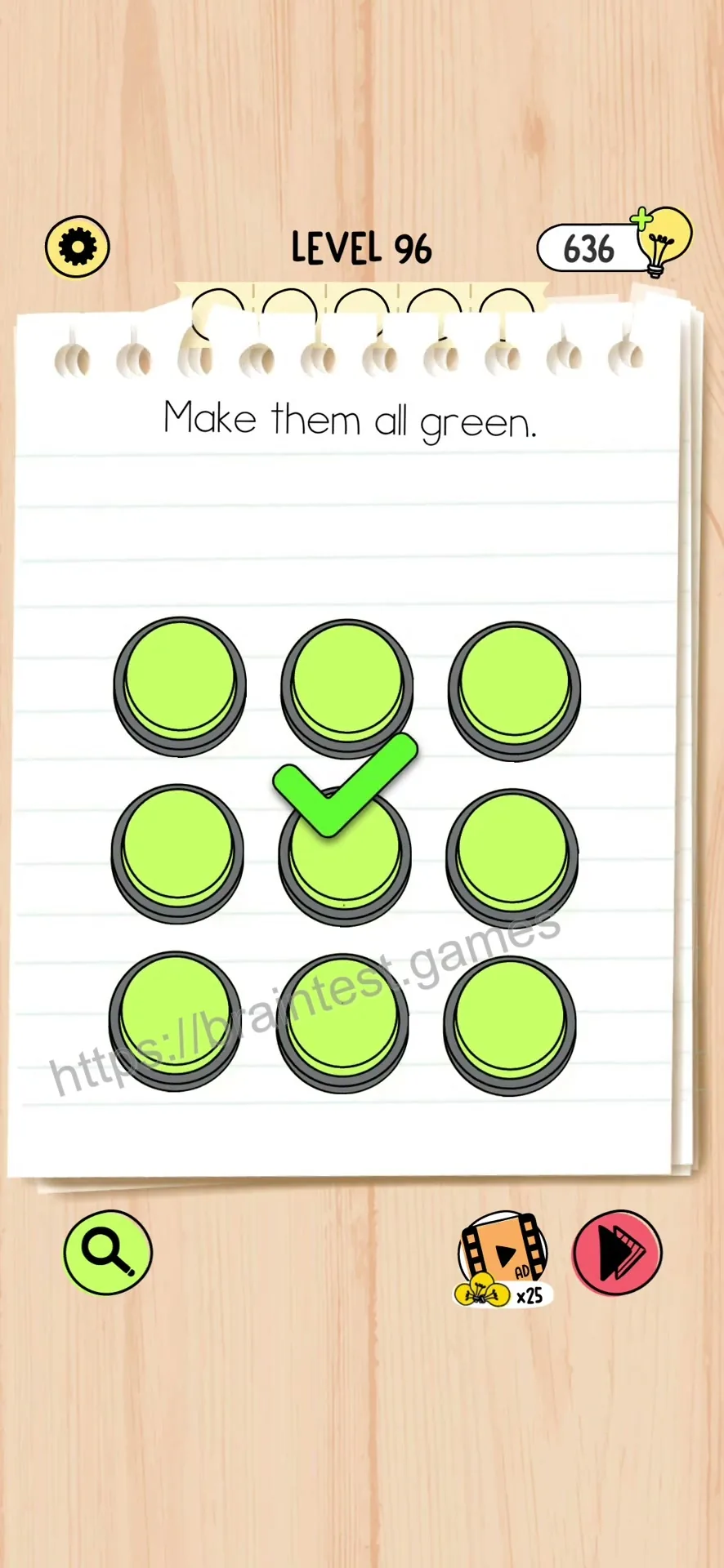 Brain Test 5 Level 96 Step 1 image 2