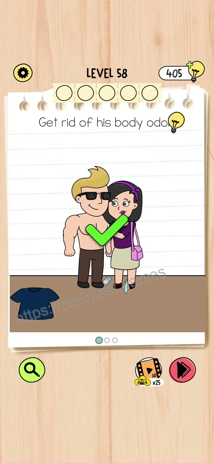 Brain Test 5 Level 58 Step 1 image 2